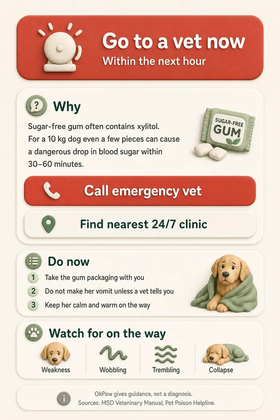 An urgent answer with clear steps