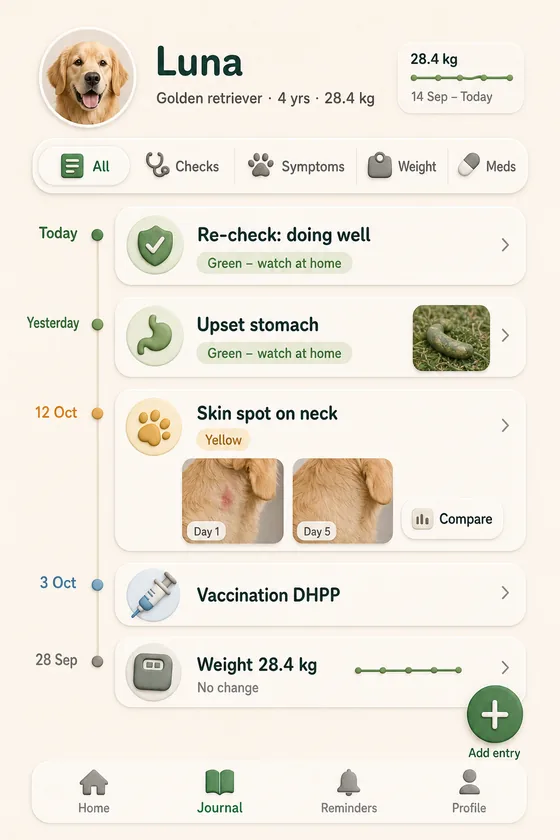Health journal